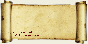 Emilija Stošić vizit kartica